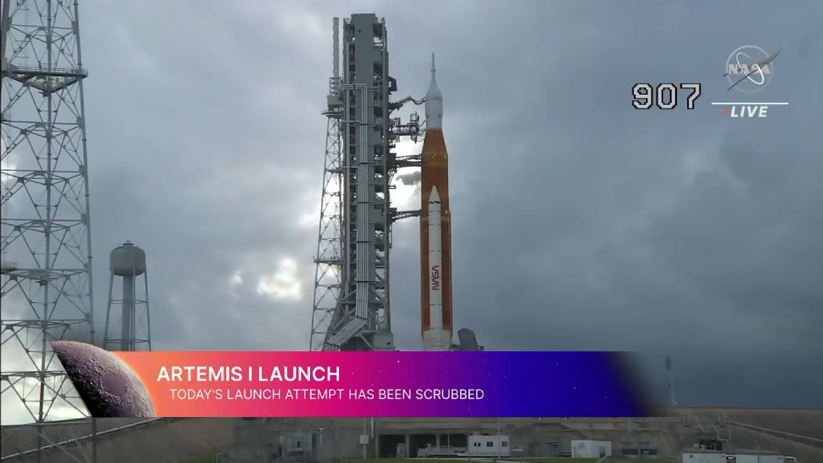 NASA アルテミス1号ミッション用ロケット「SLS」初号機の打ち上げを延期 1段目エンジンに不具合