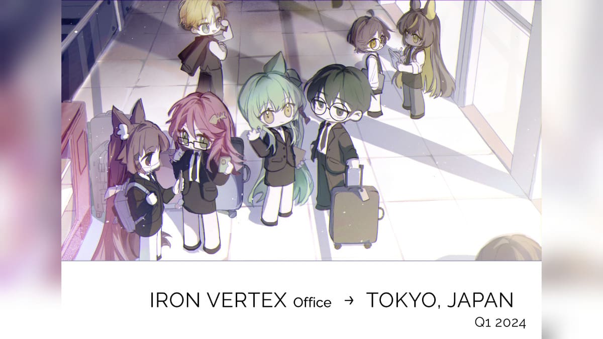 VTuber Live2D Model Production Studio "Iron Vertex" Move Office to Tokyo in 2024