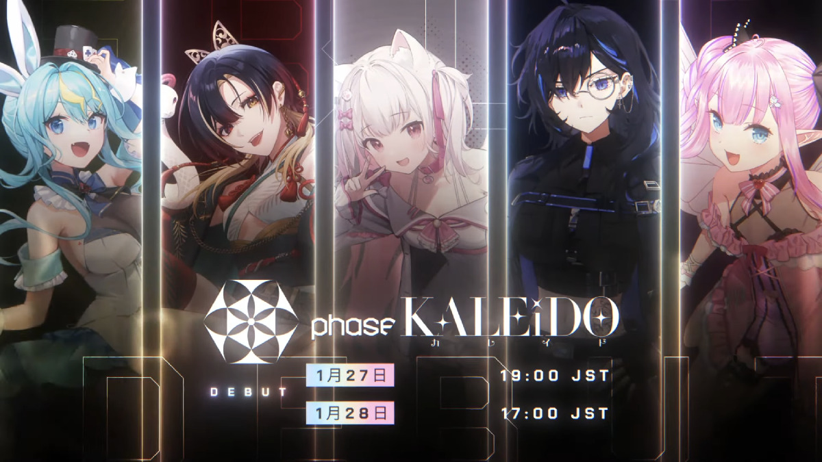 Phase-Connect Officially Announced 5 New VTubers "PhaseKALEiDO" for Japan