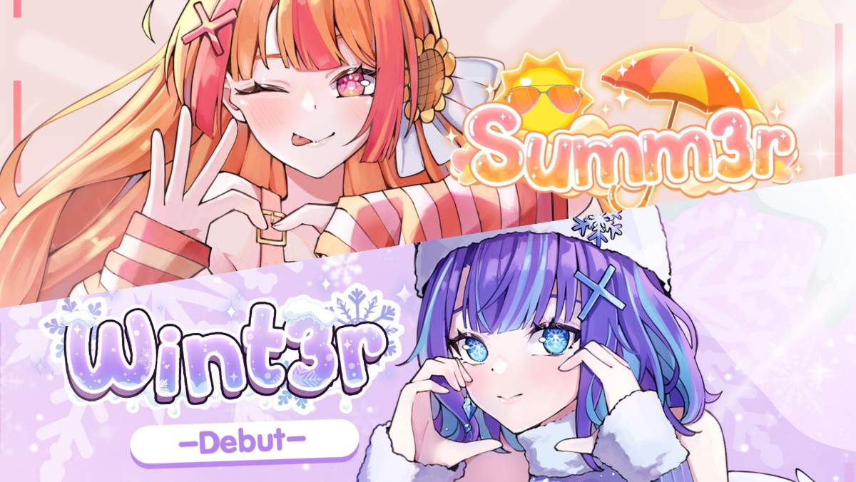 Thai VTuber Agency Virtual Zeven Debuts New Talents "Summ3r" and "Wint3r" from PRØJECT SW33TH34RT