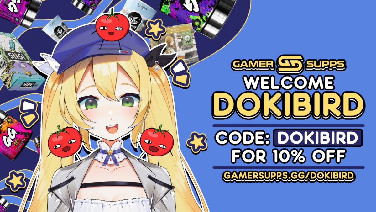 Dokibird has Officially Partnered with Gamer Supps